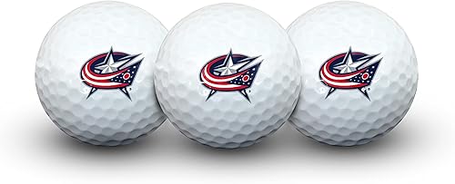 Vista 2 de Team Effort NHL - Pelota de golf unisex para adultos, paquete de 3 NHL