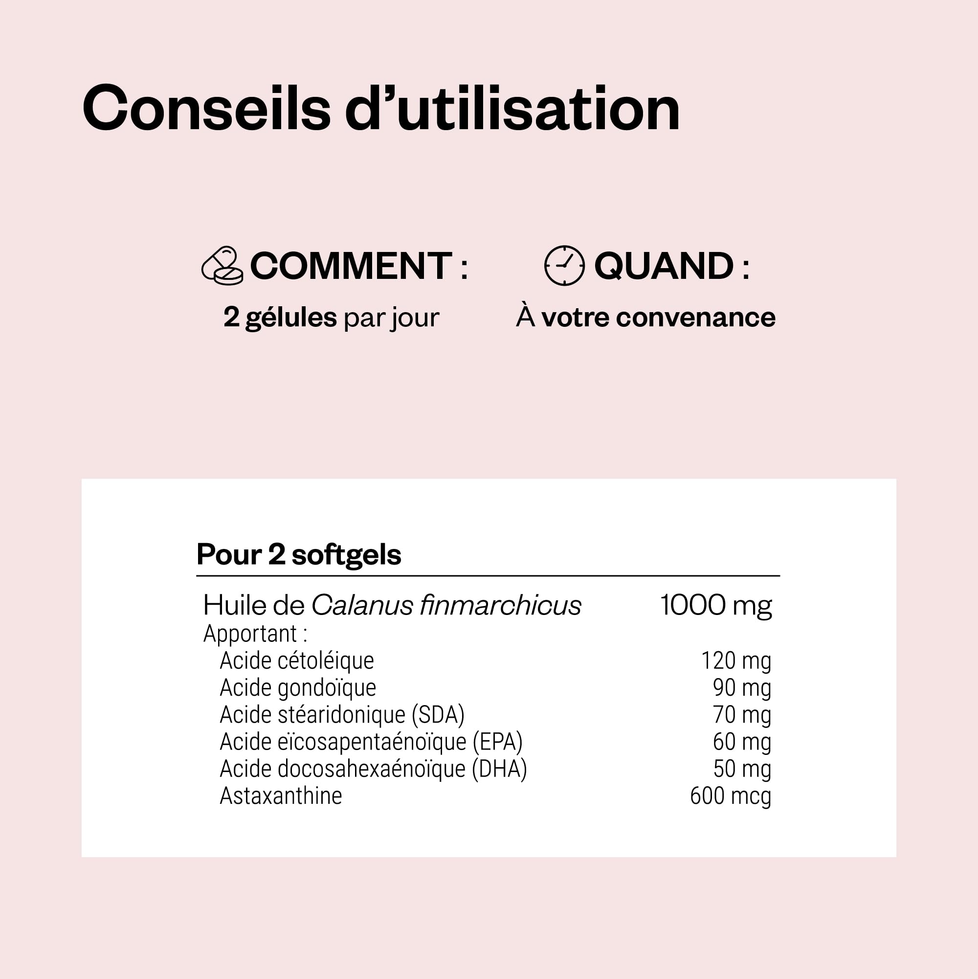 SuperSmart - Arctic Plankton - Huile de Calanus (Origine Zooplanctonique) - Acides Gras Oméga 3 (EPA, DHA et SDA) - Brule Graisse | Sans OGM - 60 Softgels