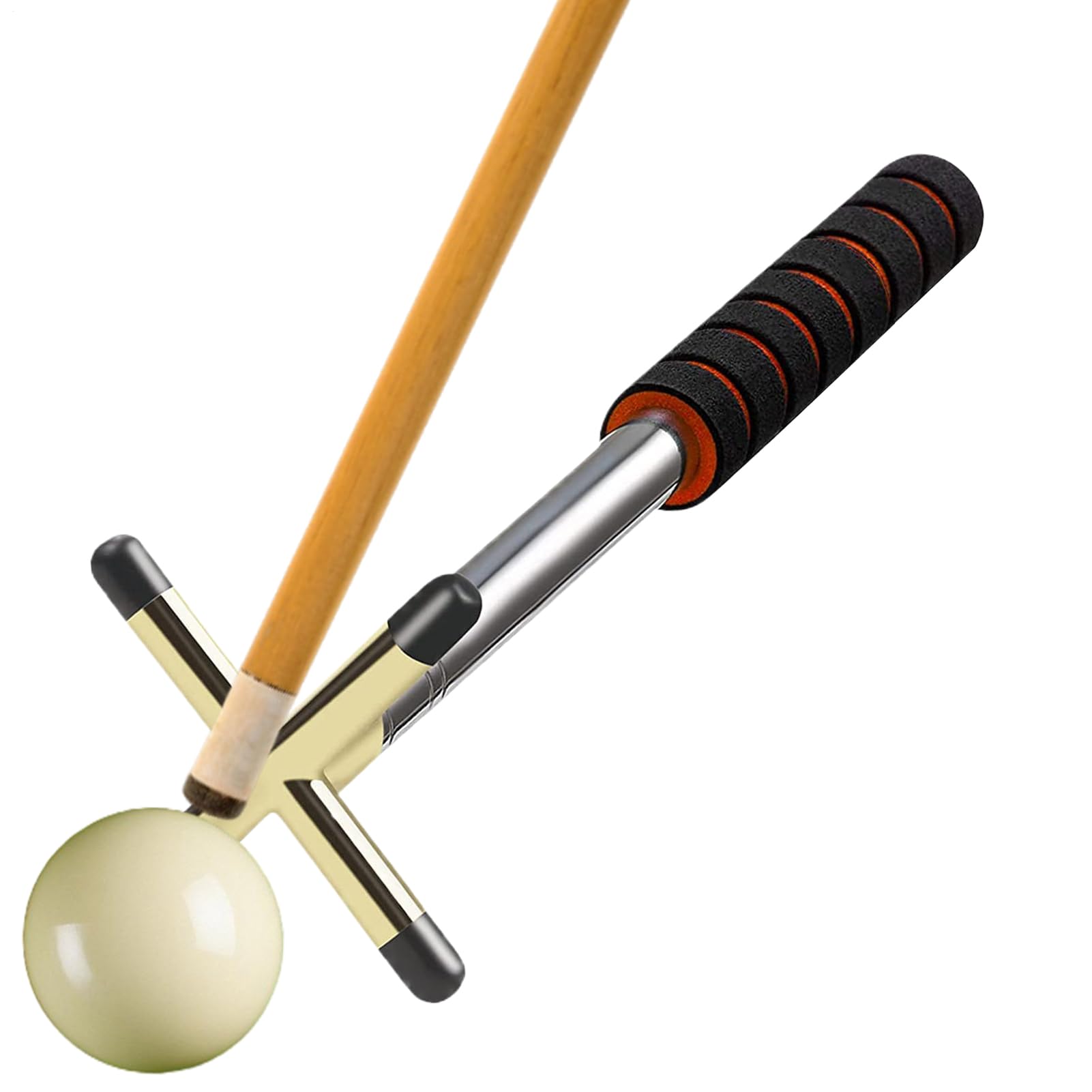 Repose-canne de billard anti-dérapant et extensible pour l'entraînement