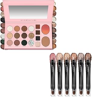 Paleta de maquillaje de 18 colores y 6 barras...