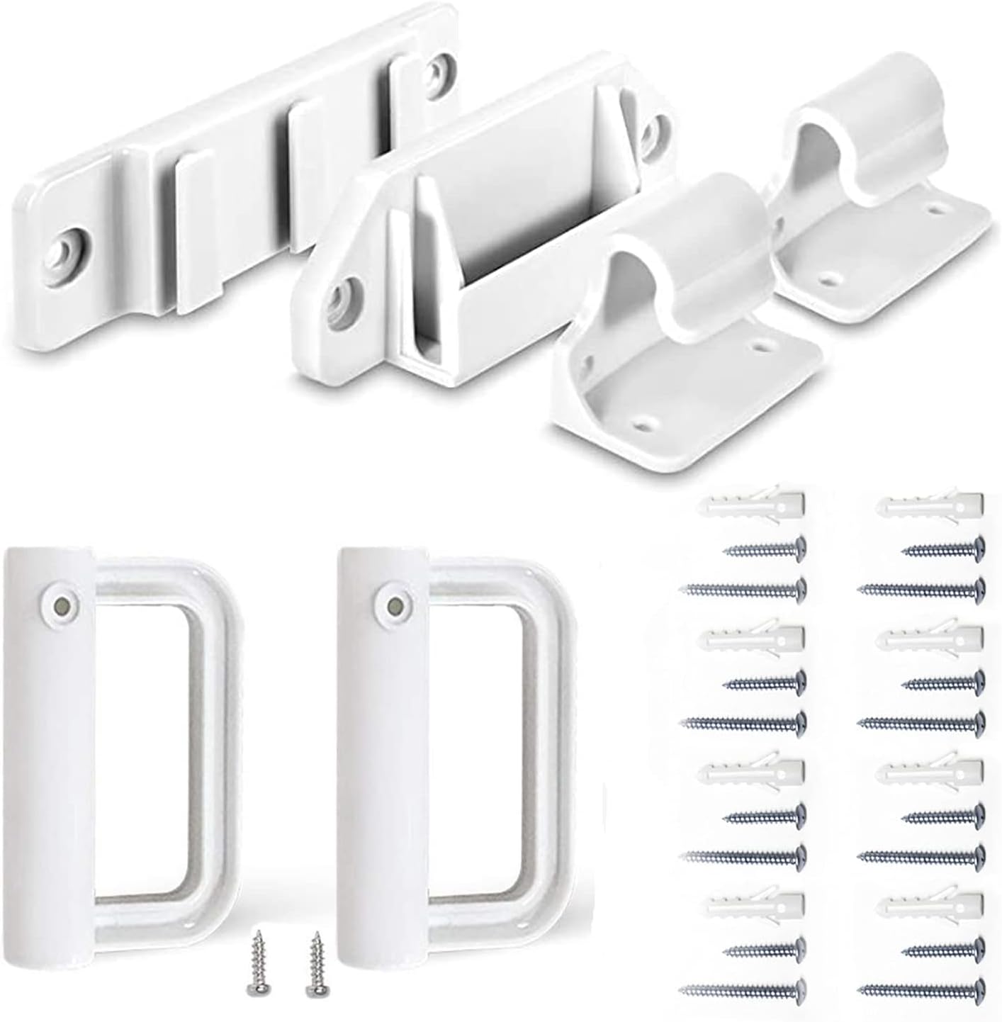 KISKIZ Retractable Baby Gate Replacement Parts Kit (White