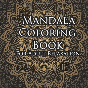 Paperback Mandala Coloring Book For Adult Relaxation Book