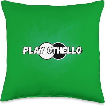 Othello Reversi Play For Othello Board Game Throw Pillow