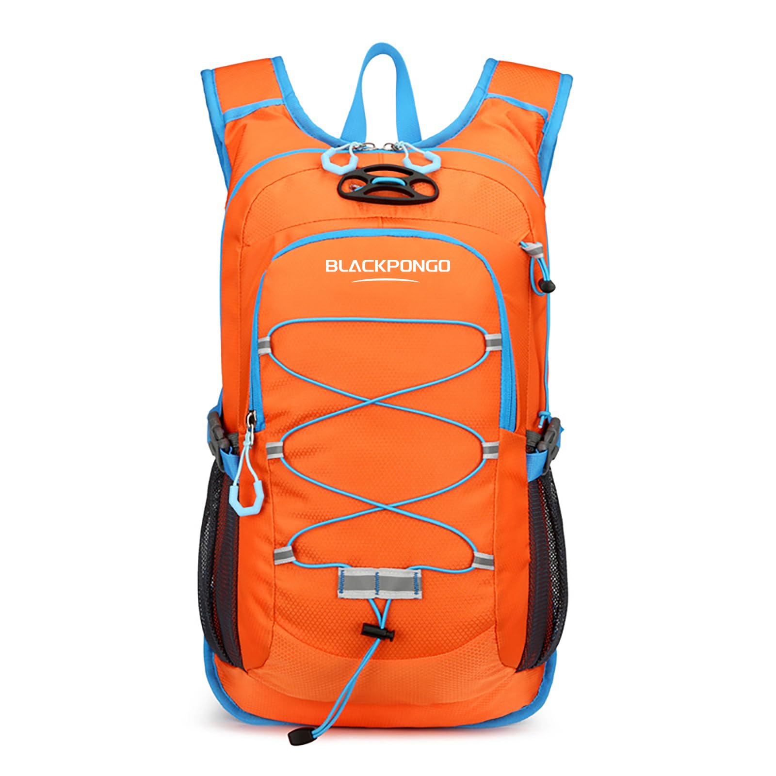 Blackpongo Cycling Backpack 25L Lightweight Hiking Backpack Men Women Waterproof Camping Daypack Outdoor Travel Daypack (Orange)