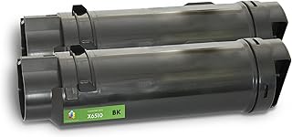 Printing Pleasure 6515 Toner Cartridge Compatible with Xerox 6510 Replacement for Xerox Phaser 6510 6510DN 6510N 6510DNI 6510DNM WorkCentre 6515 6515N 6515DN 6515DNI 6515NW 6515DNW 6515DNM 2 Black