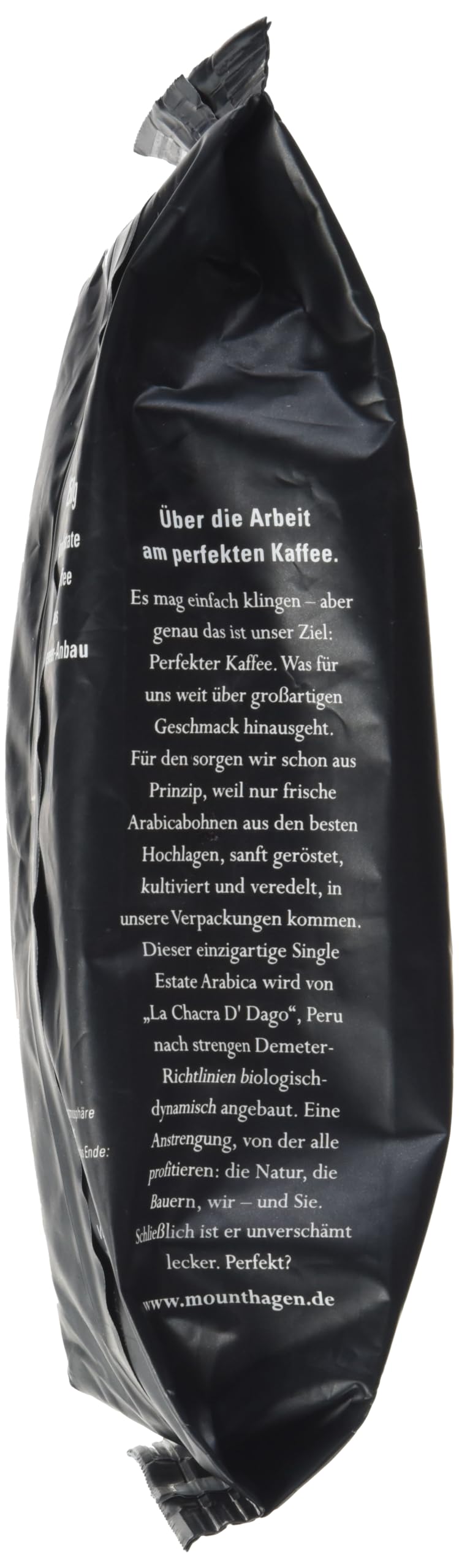 Mount Hagen Bio Demeter Röstkaffee Peru, 250g ganze Bohne