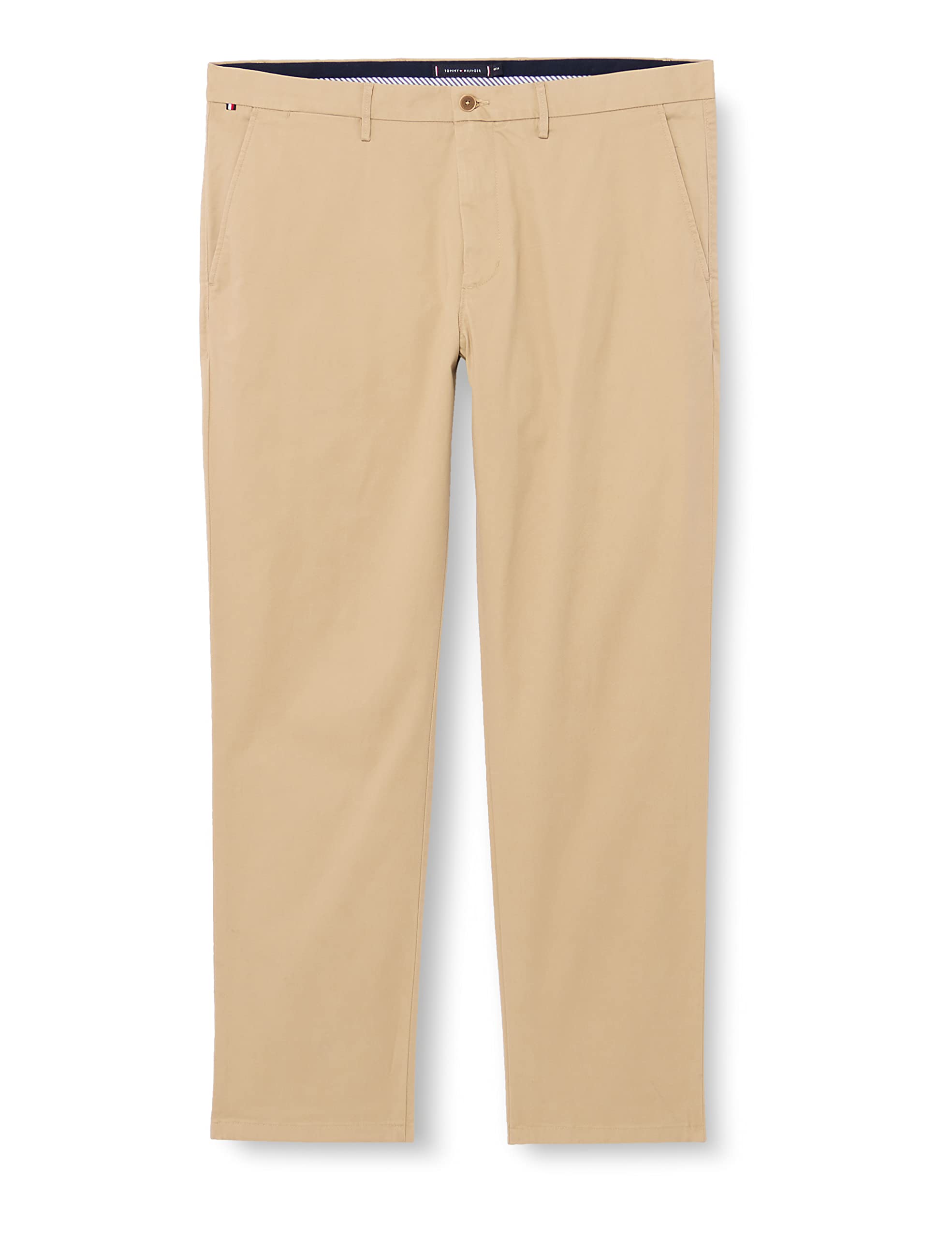 Tommy Hilfiger Men’s Core Denton 1985 Pima Cotton Chinos, Beige (Batique Khaki), 38W/30L