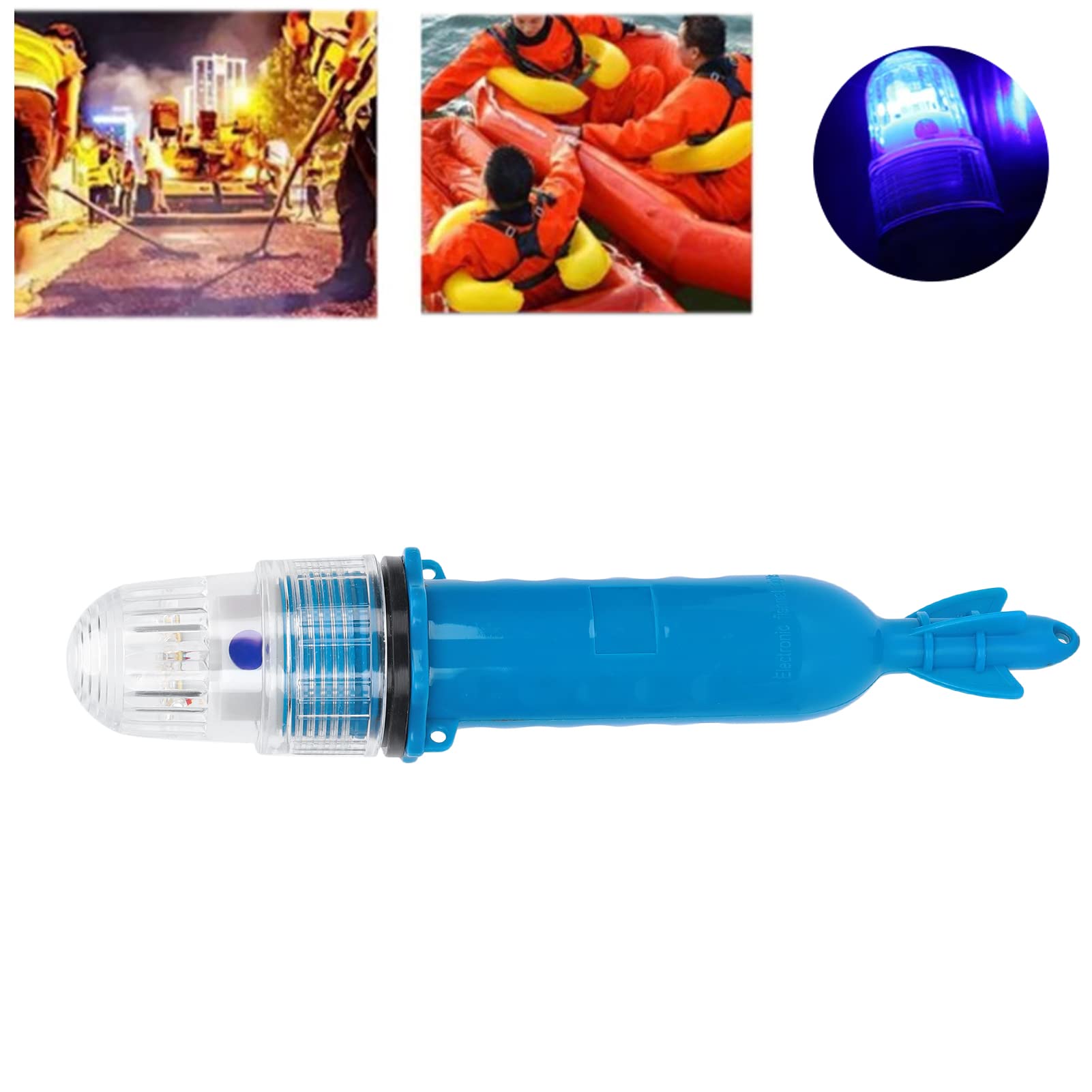 Lampada Led Galleggiante, 19cm Luce Segnalazione Pesca Torcia Boetta Luminosa Mini Luce Navigazione per Barche Galleggiante Segnalazione IP65 Impermeabile per Esca Subacqueo