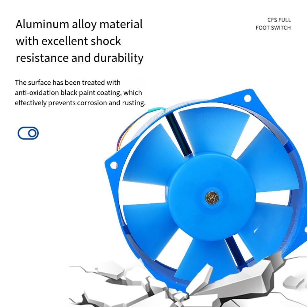 150FZY2-D - Ventilador axial (220 V, 30 W, 2800 rpm, 150 mm, carcasa de aluminio, motor de cobre, para refrigeración industrial HVAC)