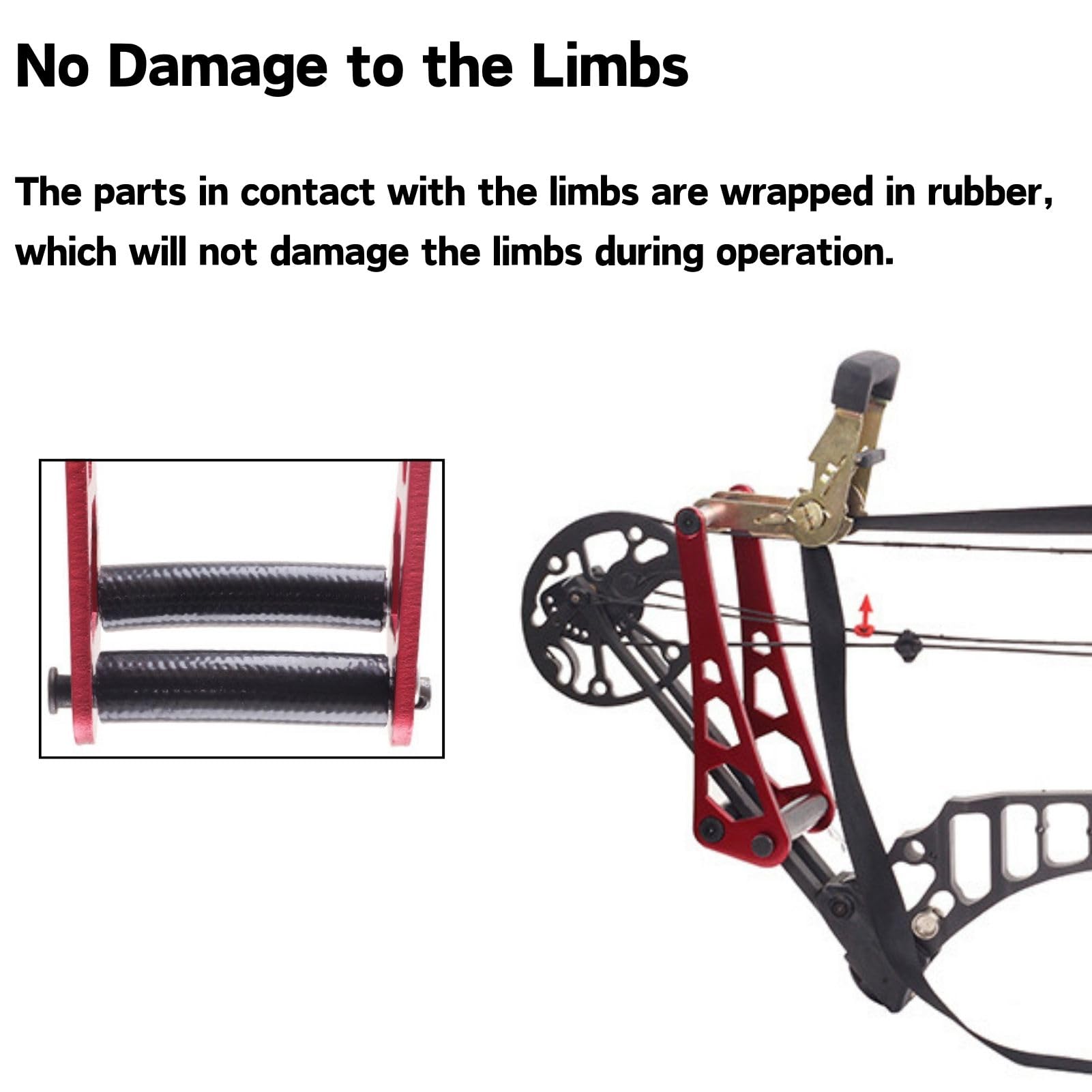 Bogenpresse Compoundbogen, Tragbare Bogensehnenwechsler Einstellwerkzeug Compound Bow Bogenpresse Bogenschießen Zubehör