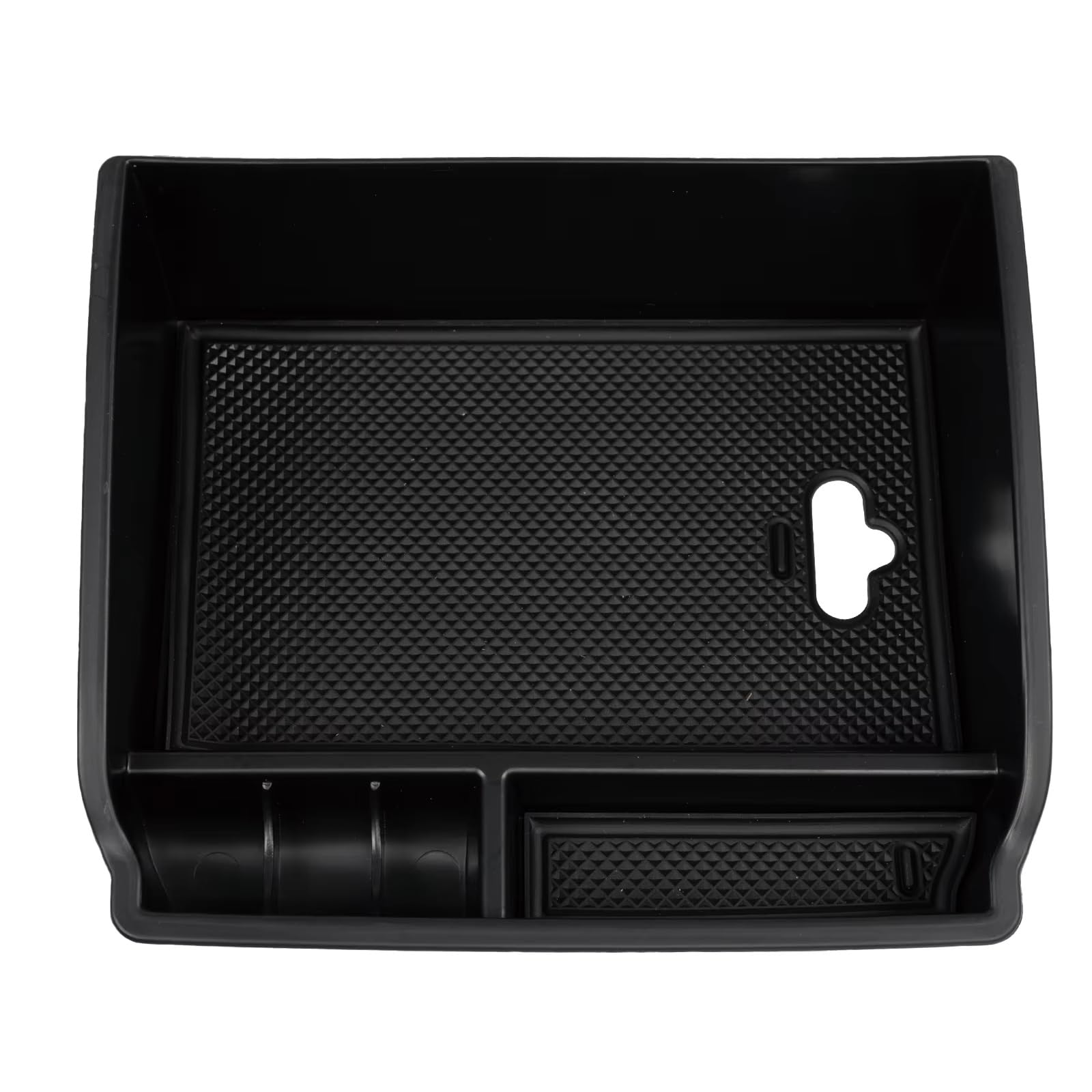 SADHADAH Console Storage Box Central Armrest Organizer Storage Box Container Pallet Center Console Memory Foam Bag For Toyota For Fortuner For Hilux 2015-2024 Car Armrest Mat