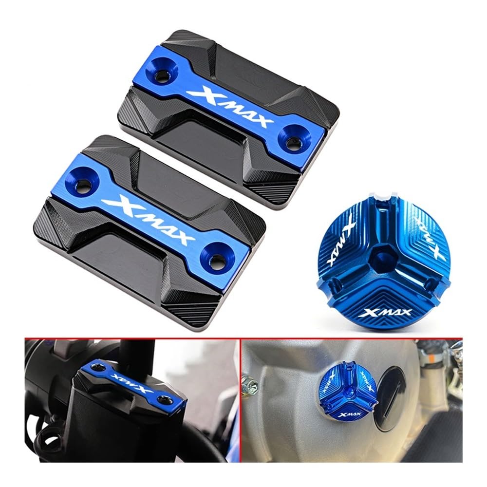 Bremsflüssigkeits-Deckel Für Yamaha XMAX 250/300 - CNC Aluminium, 2017-2023