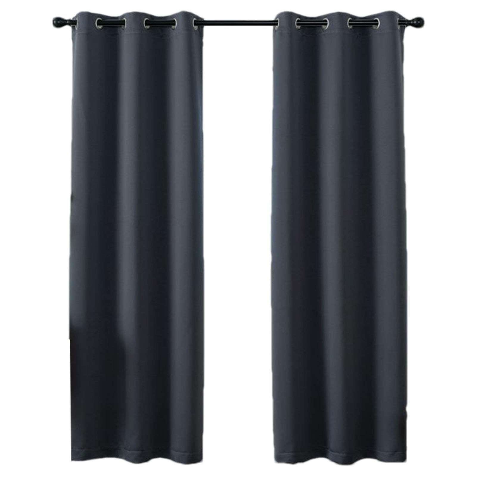 Cortinas opacas para dormitorio con aislamiento térmico y drapes de privacidad total