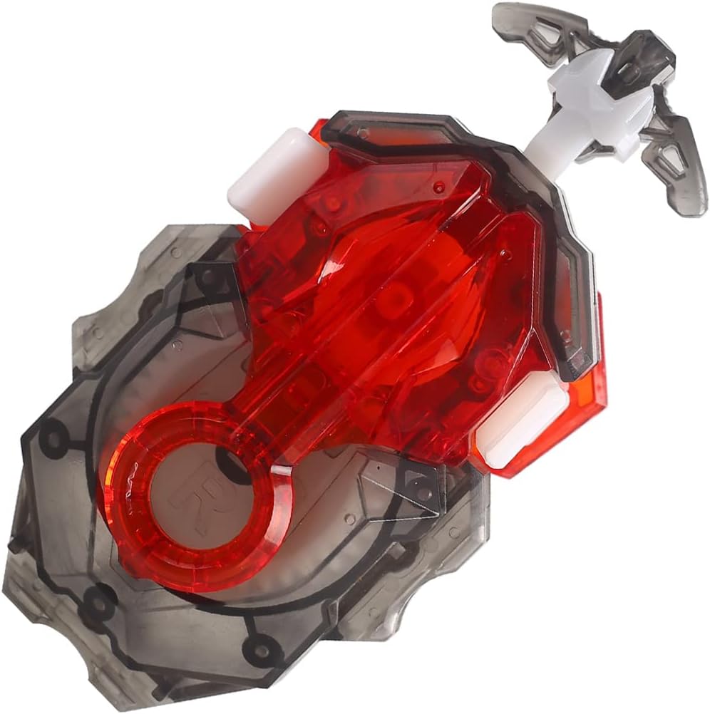 Battling Tops B-184, Two-Way Launcher, DB Layer System Pull-Wire Launcher (Red)