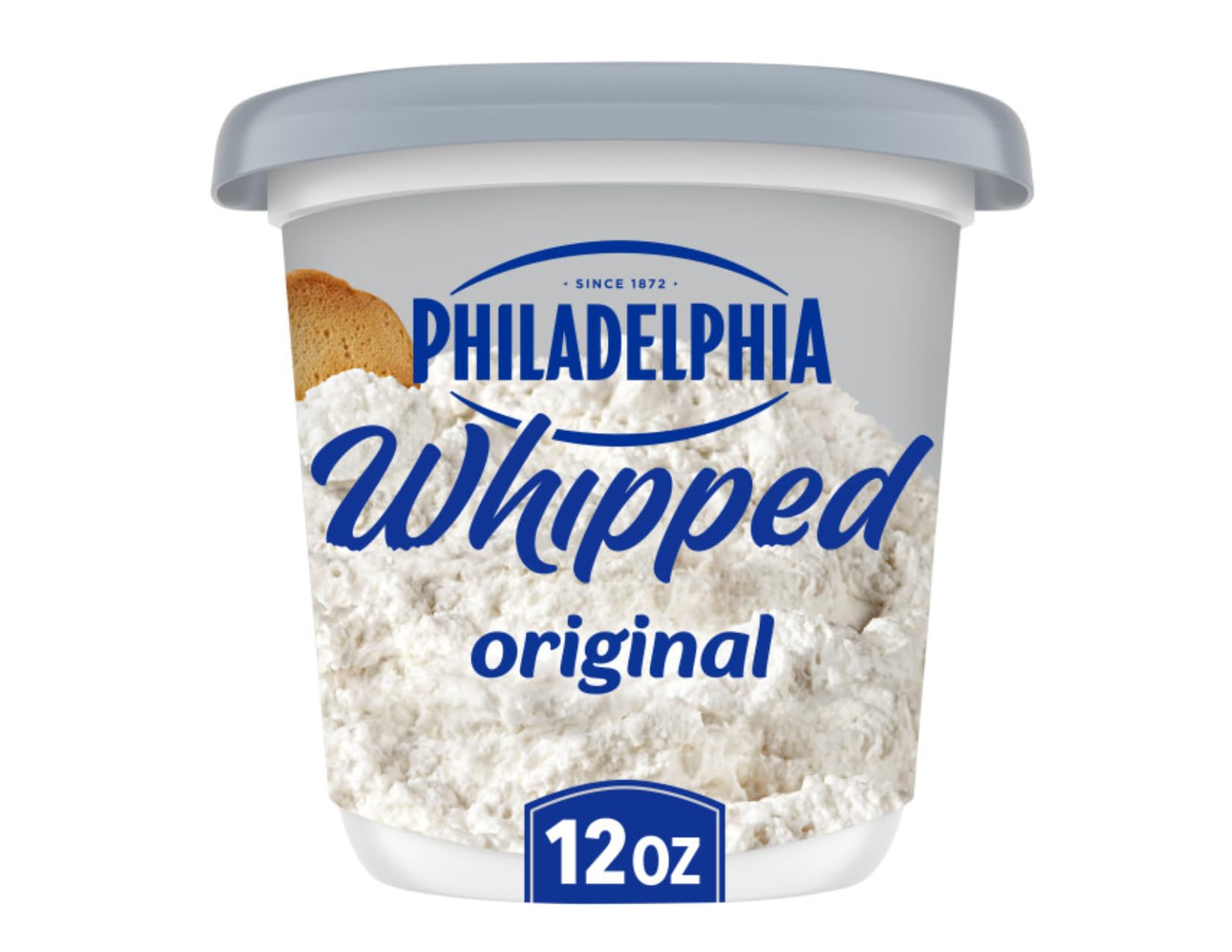 Philadelphia Whipped Cream Cheese Spread 1 Tub for Smooth Spreadable Mornings Original No Artificial Preservatives Flavors or Dyes