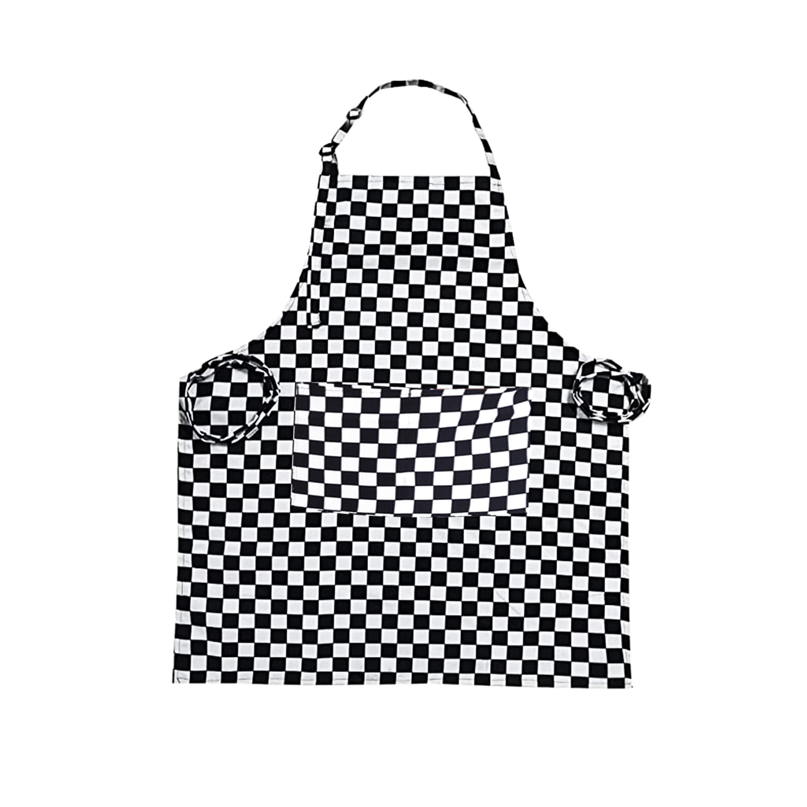 Kitchen Apron Halterneck Chef Apron Adjustable for Home Kitchens and Hotel Restaurants