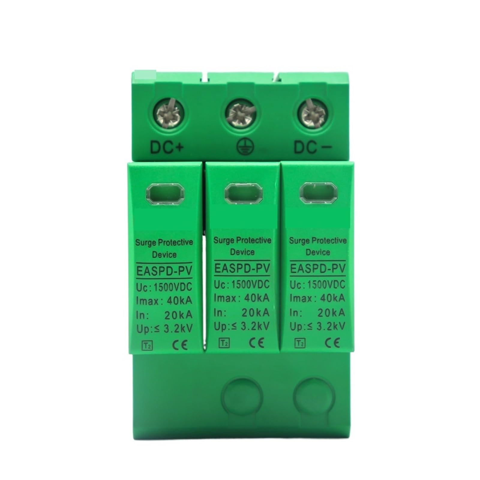 Dispositivo de protección solar 1500V 3P DC SPD para exteriores contra rayos 4