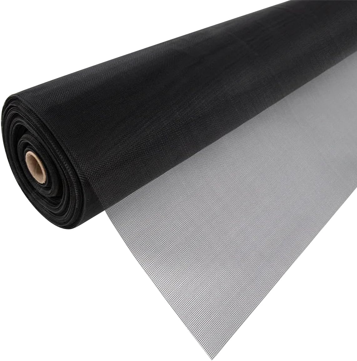 Windows and Door Screen Mesh Replacement, 59 x 236.2 Inch Cuttable DIY Adjustable Nylon Netting Roll for Patio, Porch, Sliding Doors, White