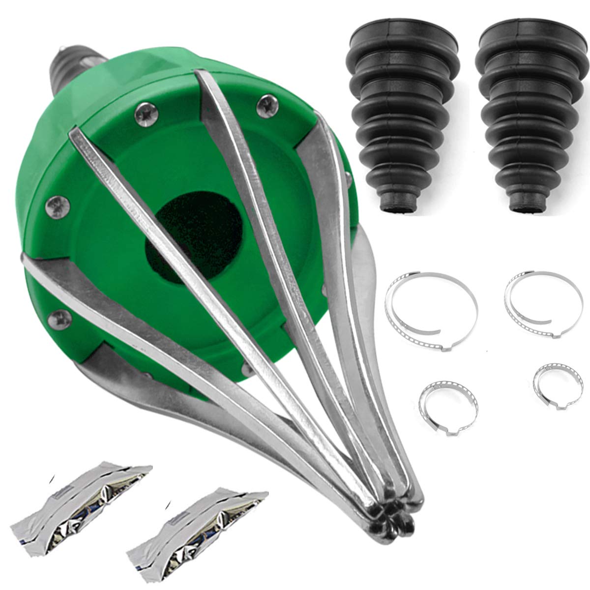 Partsline Kit montage soufflet de cardan universel avec pince pneumatique Pour soufflets de 20 à 115 mm Compatible avec véhicules légers et utilitaires ouverture 20-115MM