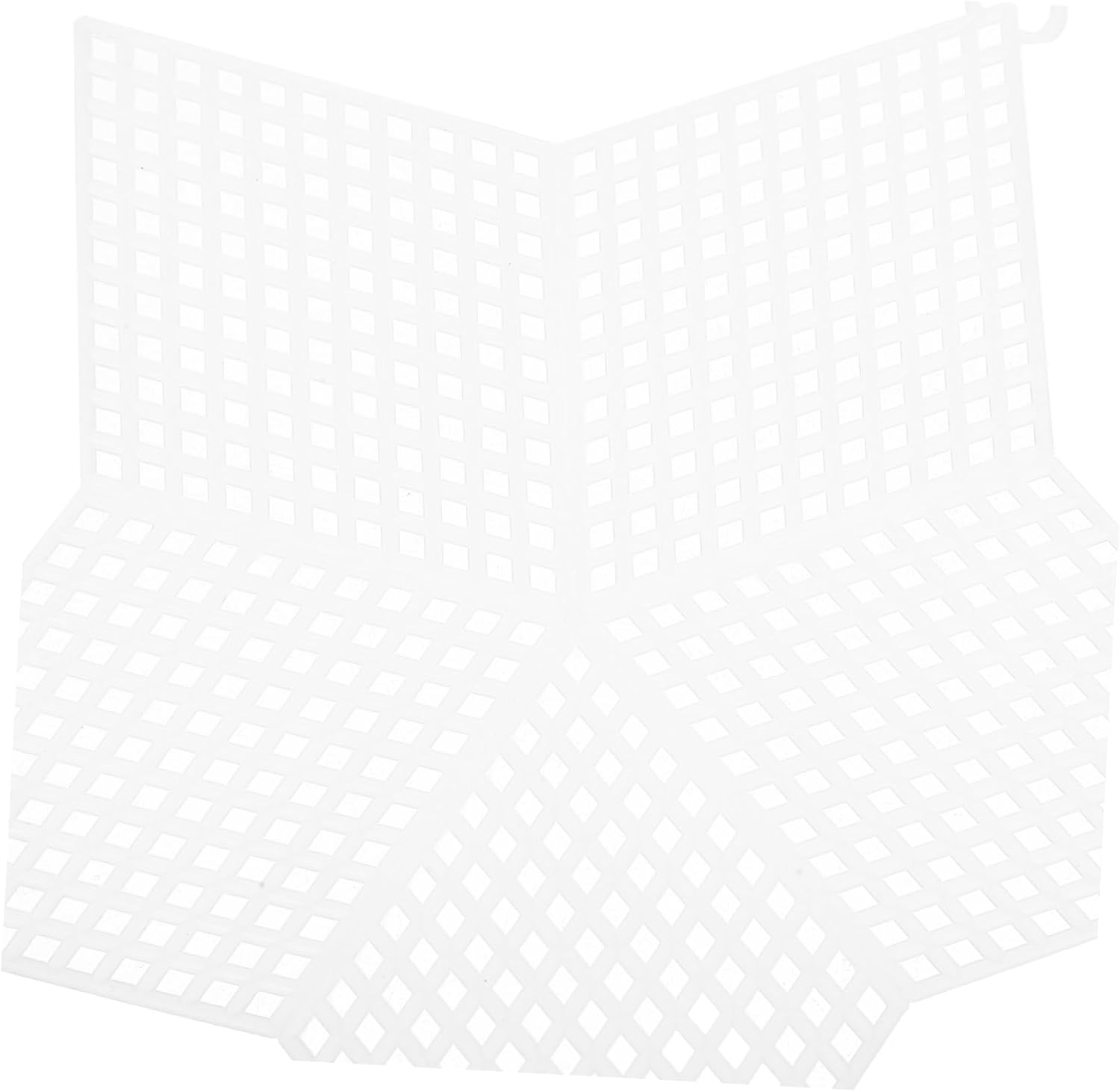 Xmas 10pcs White Plastic Mesh Sheets for Crochet Knit Projects