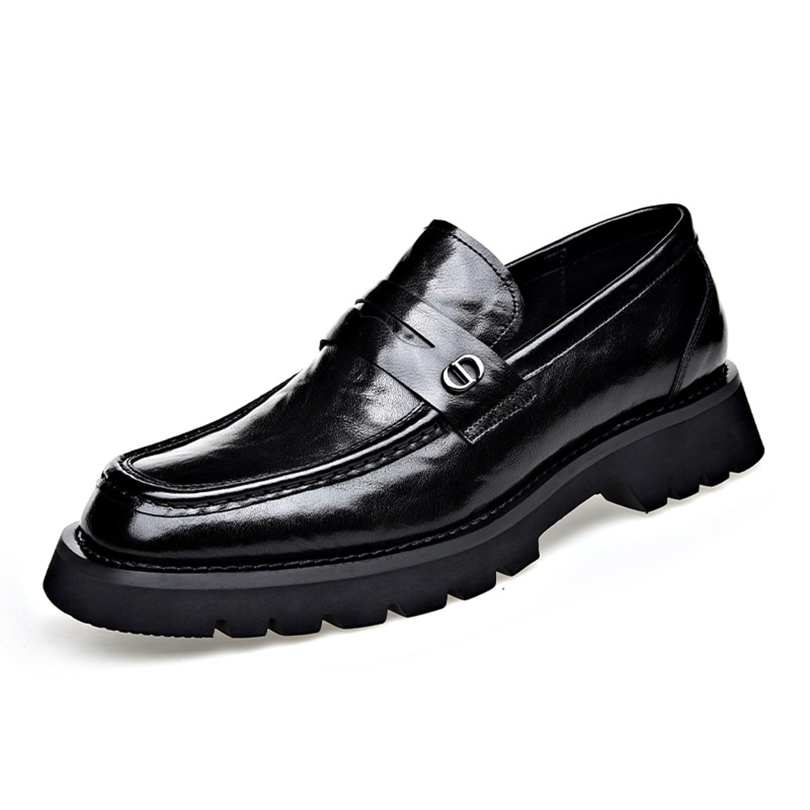 Formelle Business Lederschuhe Für Herren, Modische Lässige Penny Loafer, Bequeme Slipper