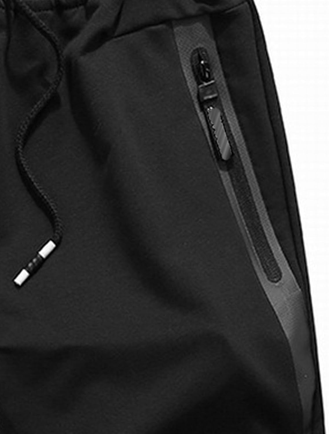 DGHM-JLMY Men's Casual Color Block Athletic Shorts Jogger Running Hiking Gym Pocket Shorts Outdoor Fitness Shorts Zip Pockets