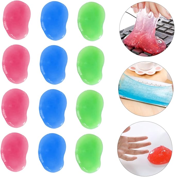 Lurrose 20 Piezas Gel Limpiador para Teclado y Electrónica miniatura 7