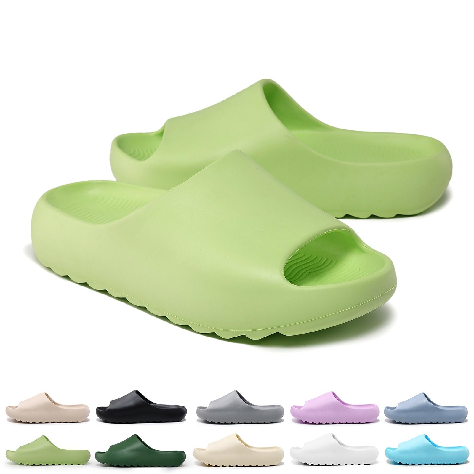 Cloud Slides for Kids,Boys Girls Shower Slippers Bathroom Pool Sandals,Toddler Home House Open Toe Comfy Thick Sole Slippers,Summer Non-Slip Beach