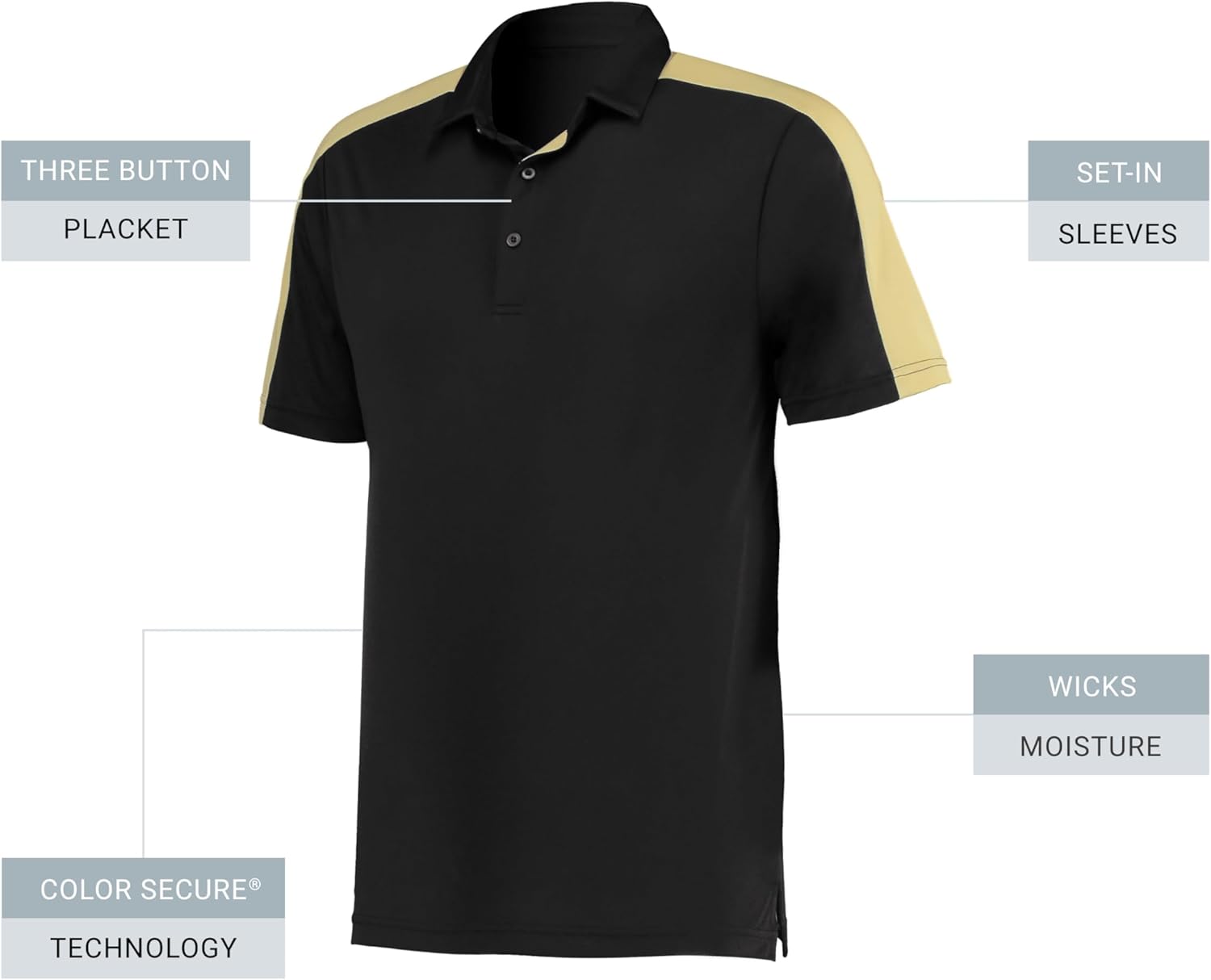 Augusta Sportswear Mens Augusta Sportswear Bi-Color Vital Polo