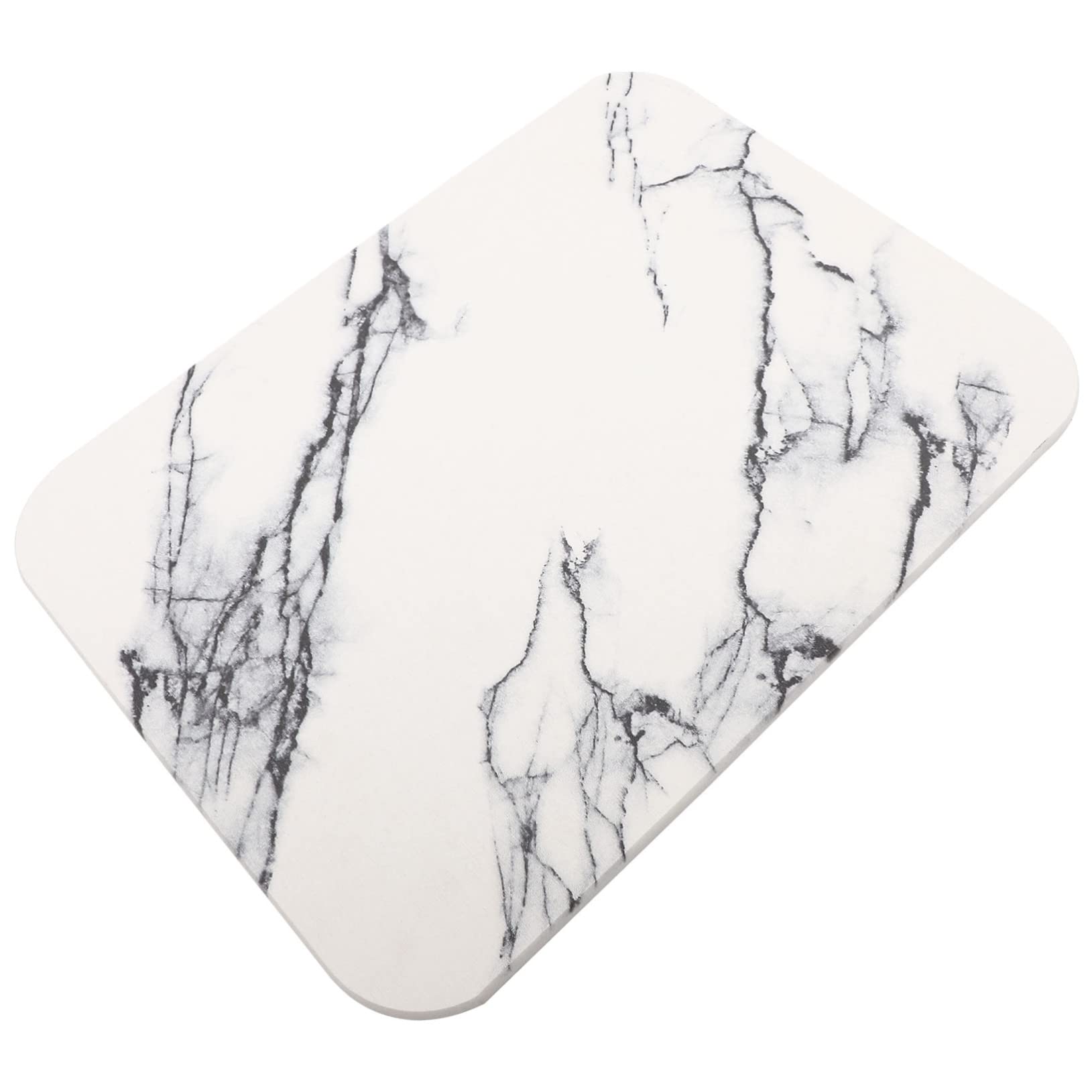 Cabilock Tapis de Sol Diatomite Effet Marbre Antidérapant pour Salle de Bain Absorbant et Décoratif