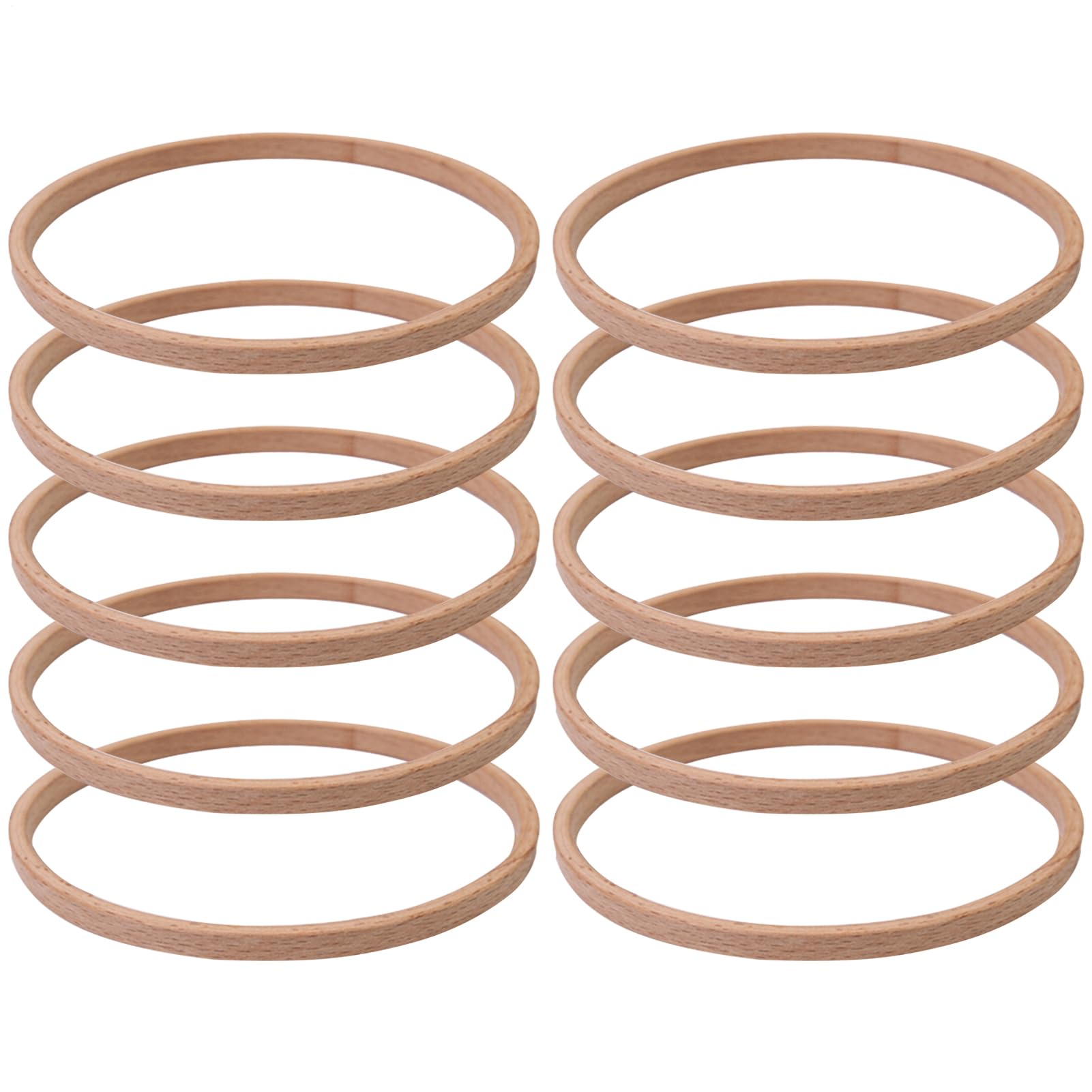 Anillos de madera pulida para alta costura, base rígida para coronas de diseño exclusivo 8
