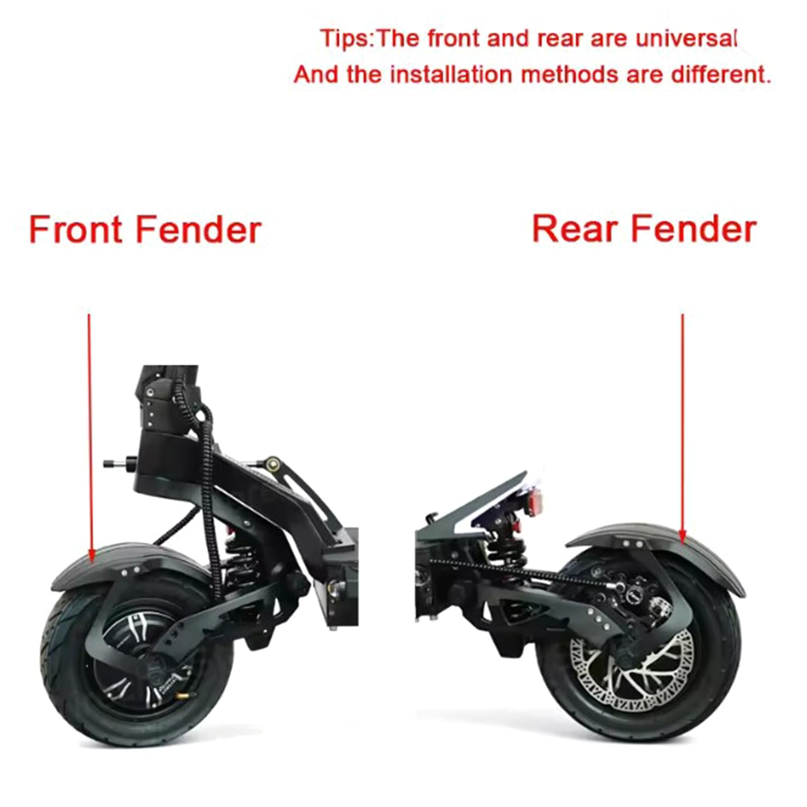 Impacts Housse de roue avant/arrière pour scooter électrique Fighter 10/11