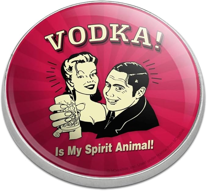 Review GRAPHICS & MORE Vodka is My Spirit Animal Funny Humor Golfing Premium Metal Golf Ball Marker Review GRAPHICS & MORE Vodka is My Spirit Animal Funny Humor Golfing Premium Metal Golf Ball Marker