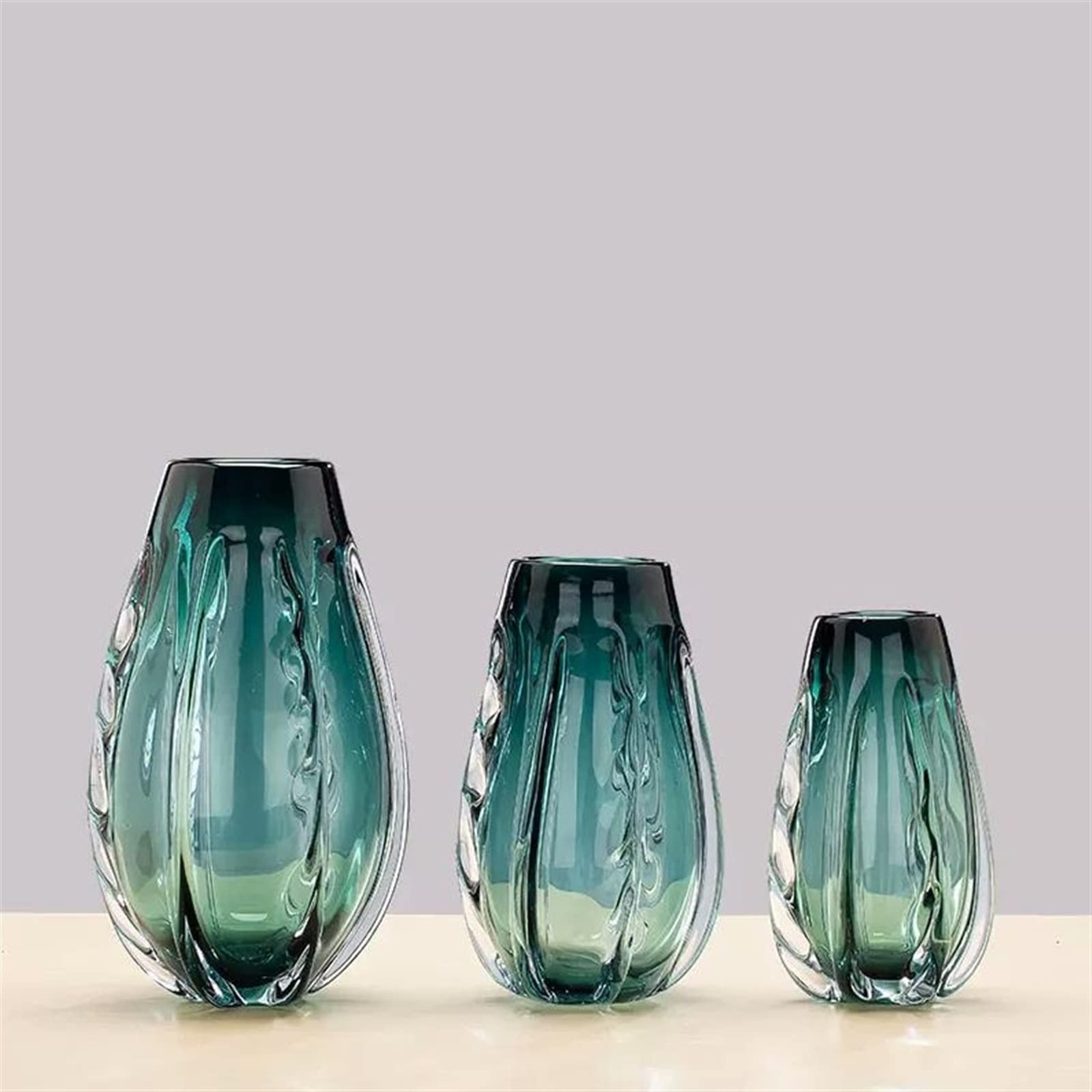 Jarrón Nórdico Sencillo Y Creativo De Lujo Ligero, Jarrón De Cristal para Decoración De Mesa De Salón, Jarrón Decorativo