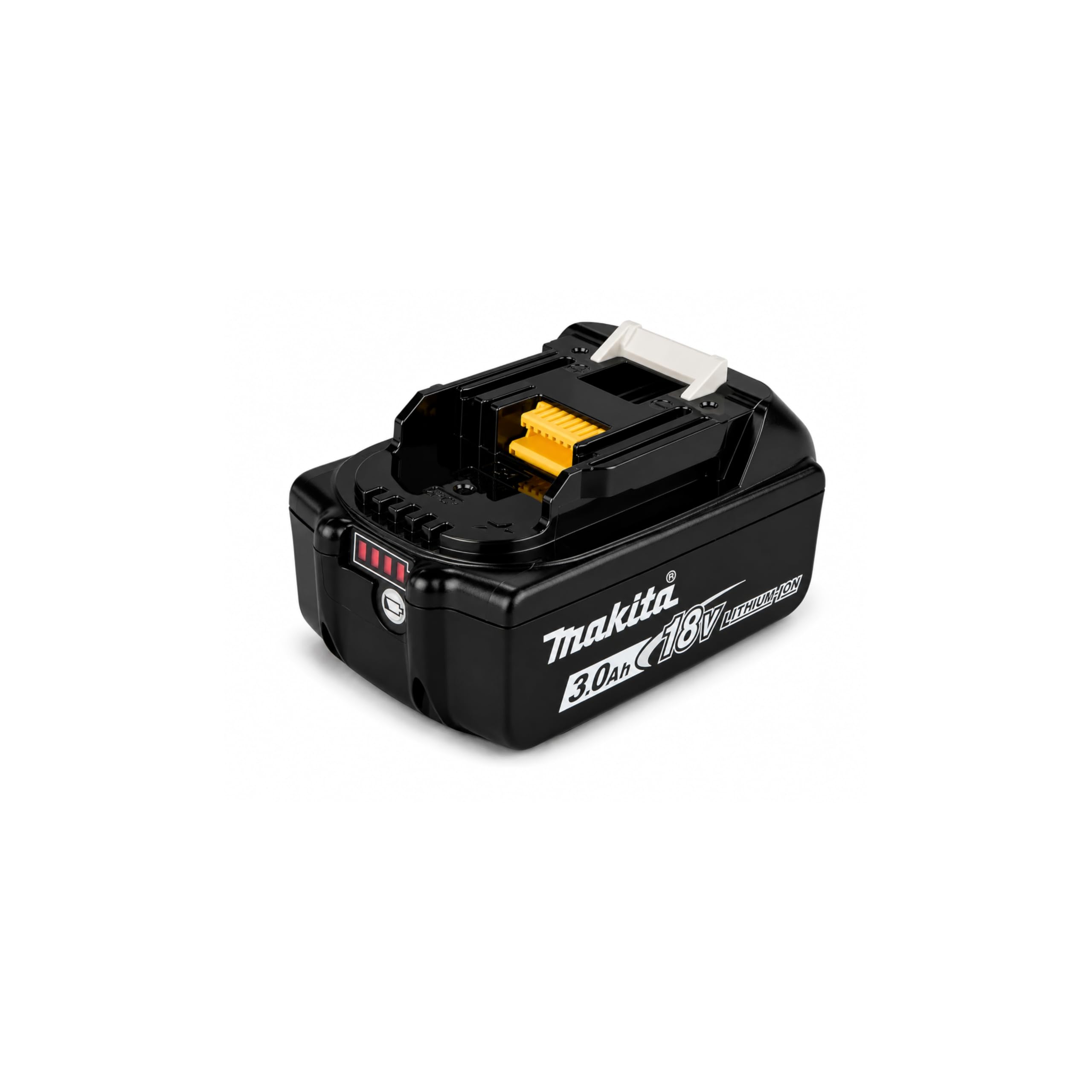 Batería de ion de litio de 18 V y 3,0 Ah compatible con Makita LXT – BL1830B con indicador LED