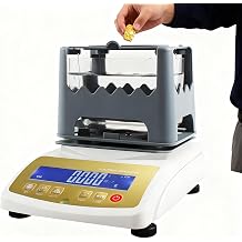 Gold Purity Analyser Meter Digital Electronic Gold Purity Tester Machine, Gold Purity Content Detector, Gold Density Meter, Purity Density Meter, Precious Metal Authenticity Tester 600g