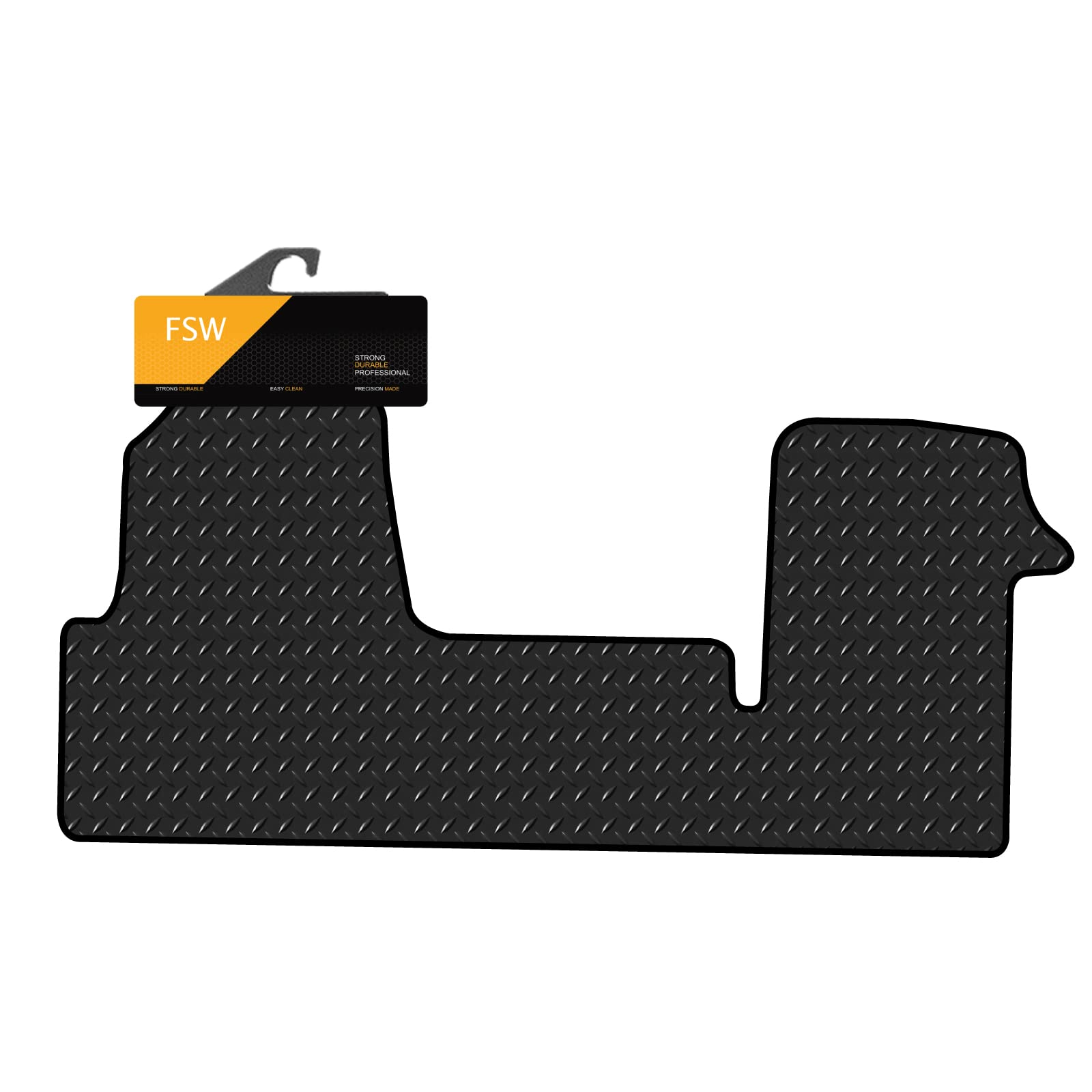 FSW - Tailored Mats - Fits RENAULT Movano & Master 2010-2021 - HEAVY DUTY 3mm Rubber Matting - Anti Slip Mat - Waterproof, Non Slip Van Floor Mat, with Anti Slip Backing -