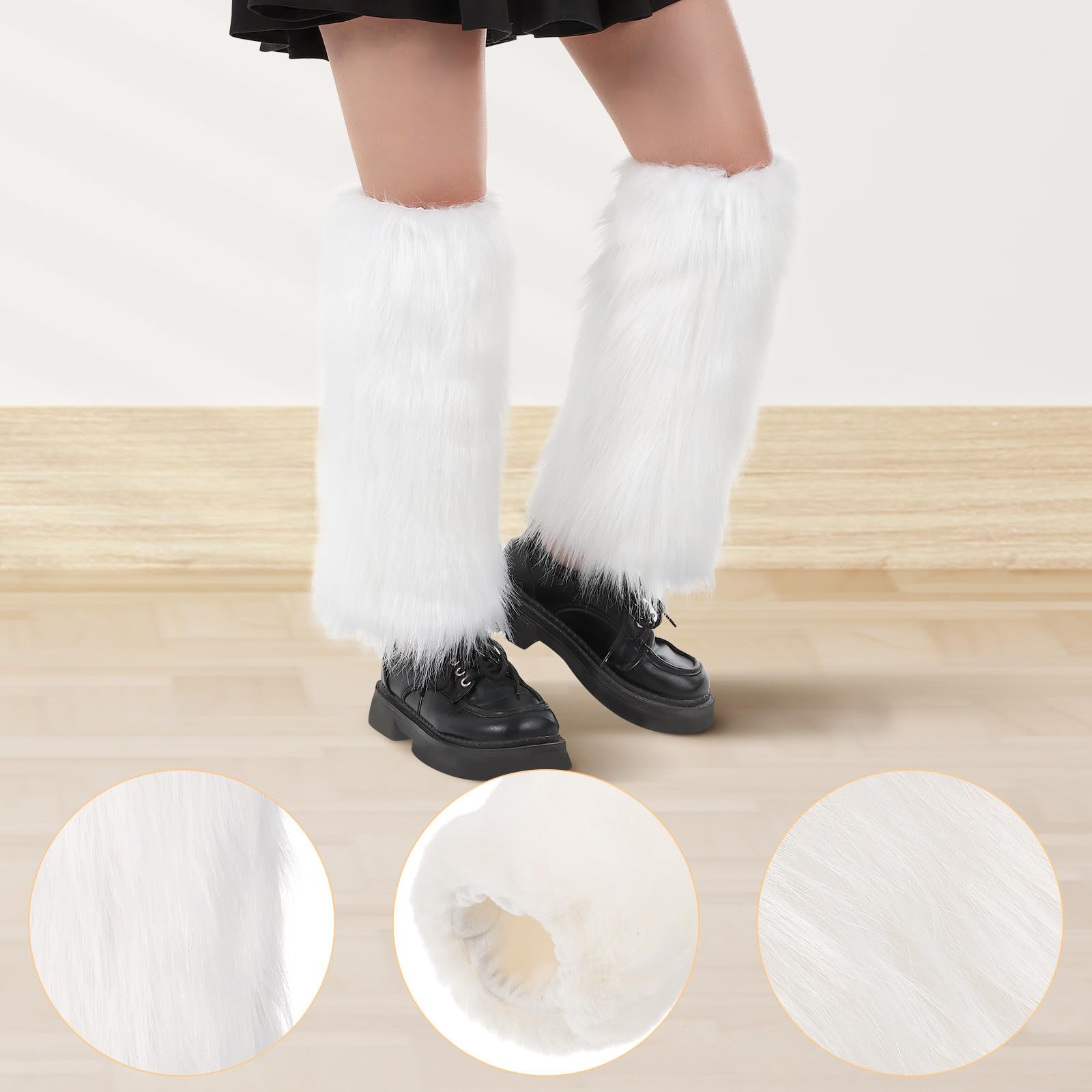 4 Set Scaldamuscoli in Poliestere per Natale, Stile Chic