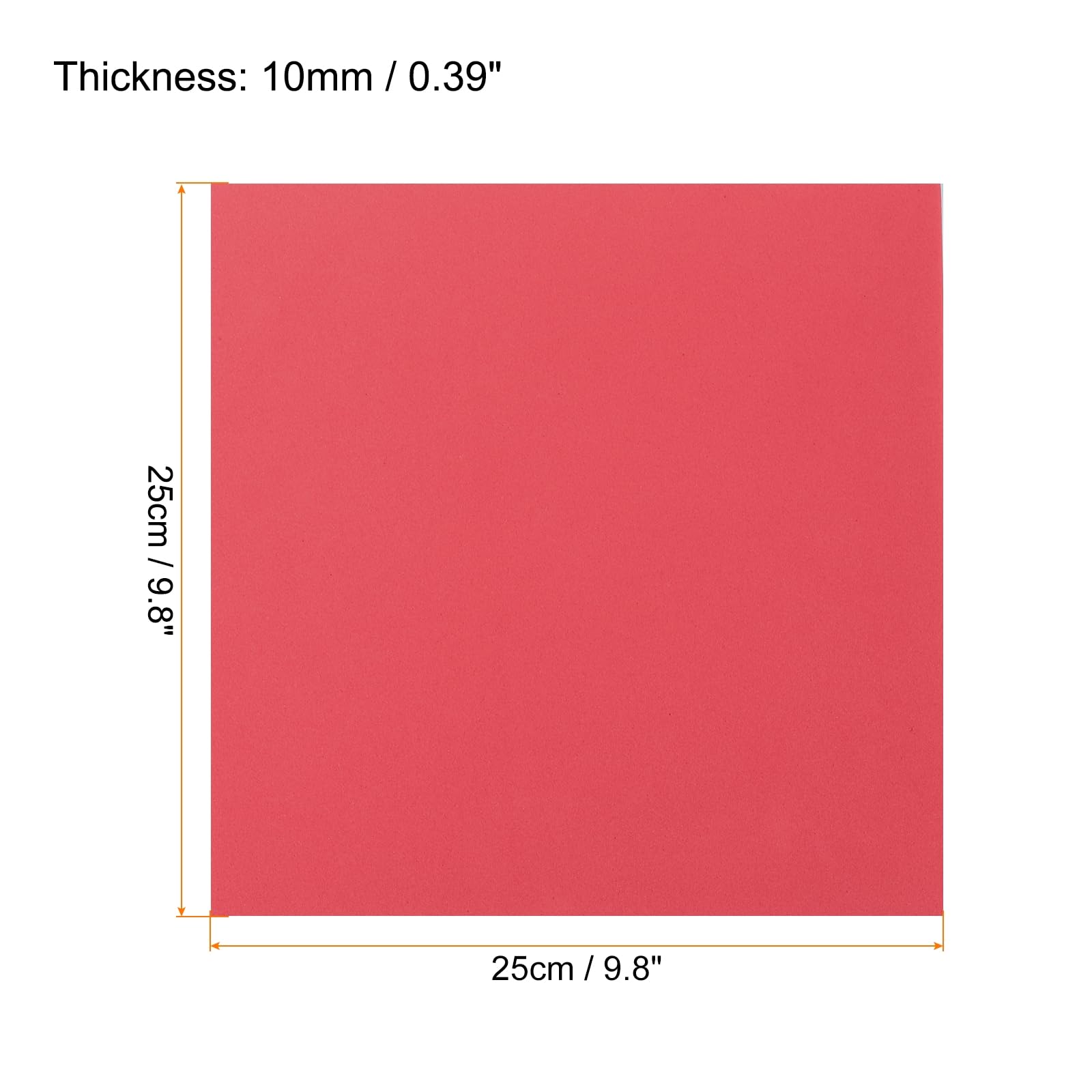 Rebower 6Pcs Foam Sheets Crafts Foam Arts Paper 10 x 10 x 3/8 Inch [for Crafts Project Scrapbooking, DIY, Party Handicraft - Image 2