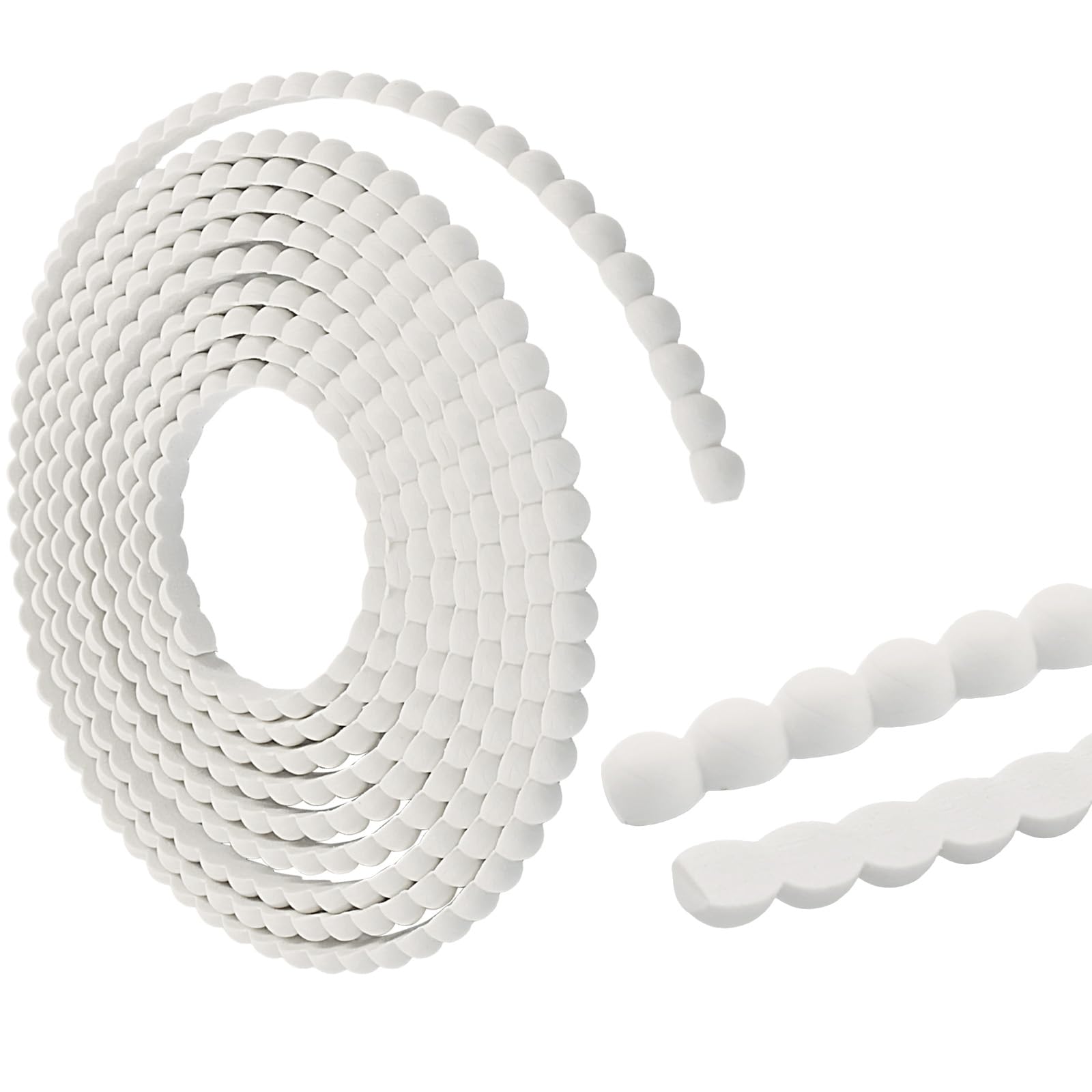 Moldura flexible de 3m autoadhesiva blanca para espejos de baño y techos
