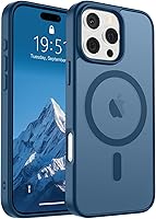 Vista 179 de SUPFINE - Funda magnética para iPhone 13 Pro Max (compatible con MagSafe), (protección contra caídas de grado militar de 10 pies), delgada, Negro