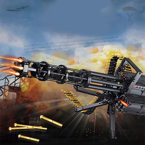 Miniatura 5 de Technics - Bloque de construcción de juguete de disparo simulado, 1406 piezas FN Scar 17S, rifles de asalto, kit de ladrillos de arma militar para