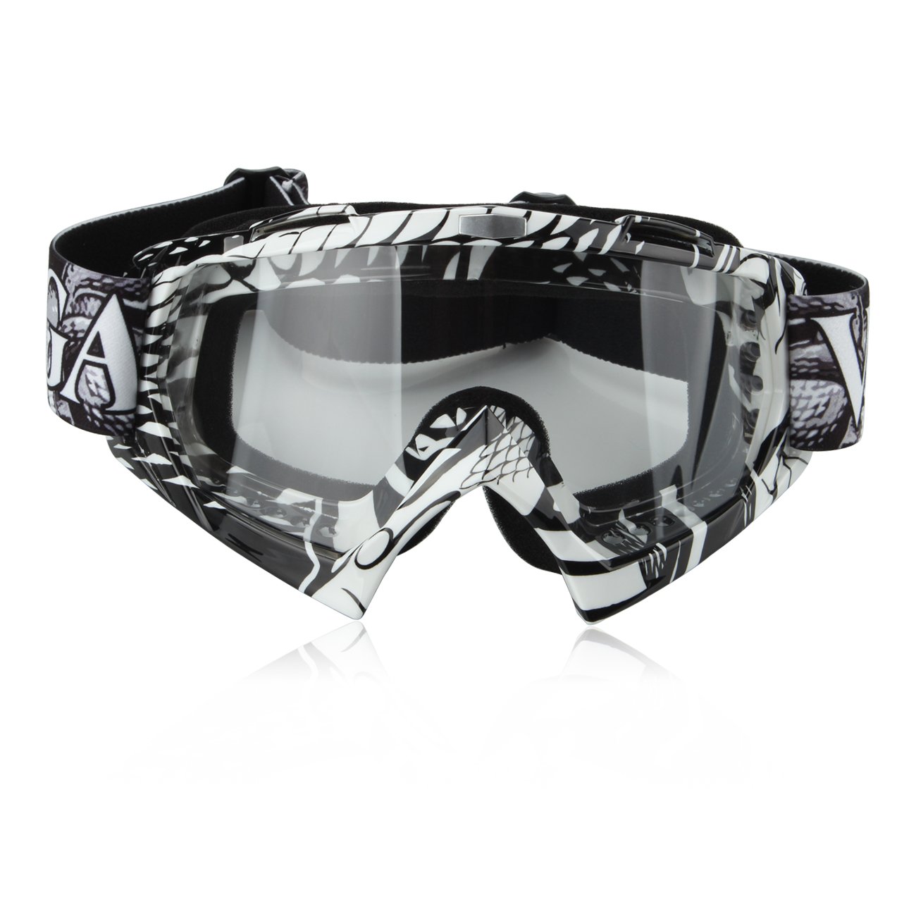 Motorcycle Goggles - ATV Riding Goggles Glasses, Dirt Bike UTV Goggles, Off Road Goggles Glasses, Downhill Goggles, for Men Women Youth