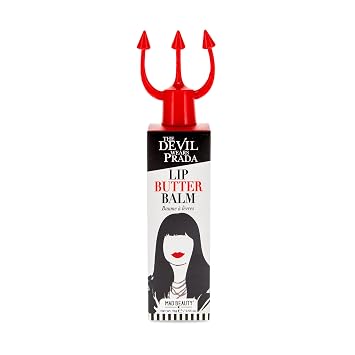 The Devil Wears Prada Lip Butter Balm | Tinted Red | Cherry Scented | Moisturising Lip Balm | Mad Beauty | Officially Licensed