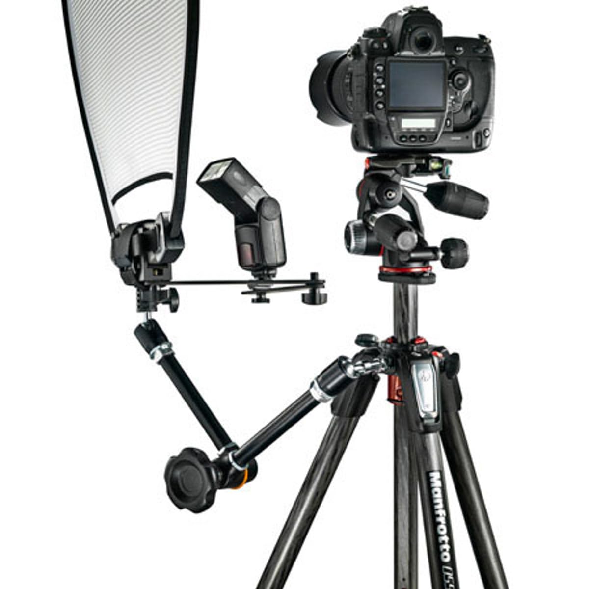 Manfrotto MT055CXPRO3 Treppiede a 3 Sezioni in Carbonio, Nero