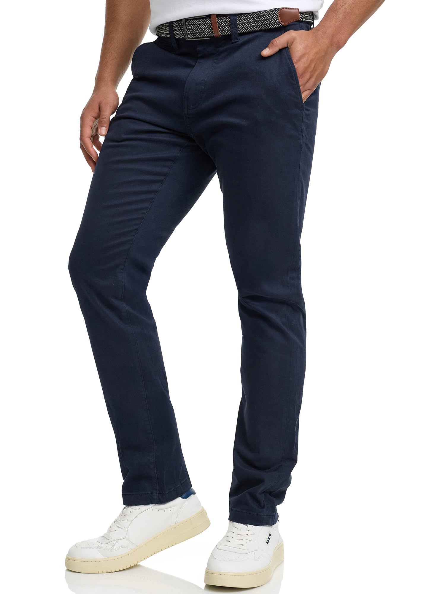 Indicode Herren Eary Chinohose Stretchhose | Chino Herrenhose Super Stretch Stoffhose