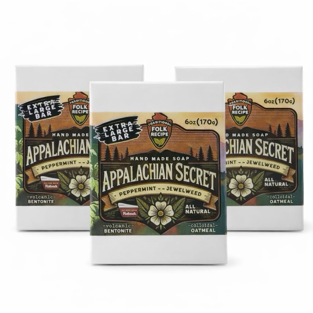 Anti-Ivy Jewelweed Soap - All Natural Poison Ivy Soap for ivy, oak, and sumac Itch Relief- Large Bar - Appalachian Secret 6 oz — Amazon image 6