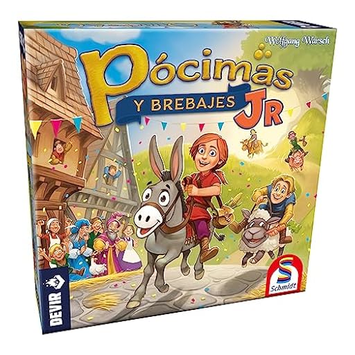 Devir - Pócimas y Brebajes Junior - Juego de Mesa Infantil en Español, Carrera de Animales, Desde 6 Años, 2 a 4 Jugadores (BGPOBREINEEC) | Ya disponible en tu tienda friki favorita! En mundofriki.es!