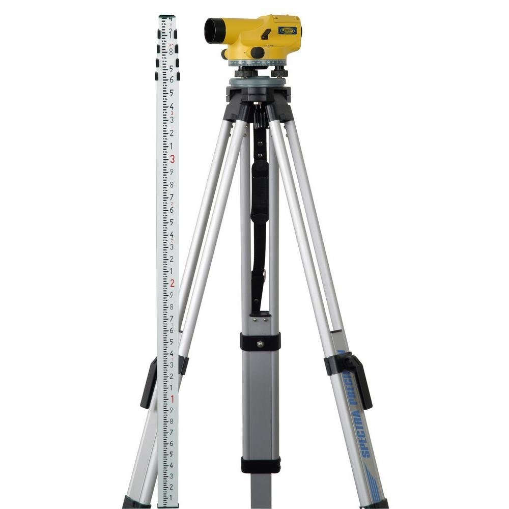 Spectra Precision AL24M-1 Magnetic 24X Auto Level Kit, Tenths