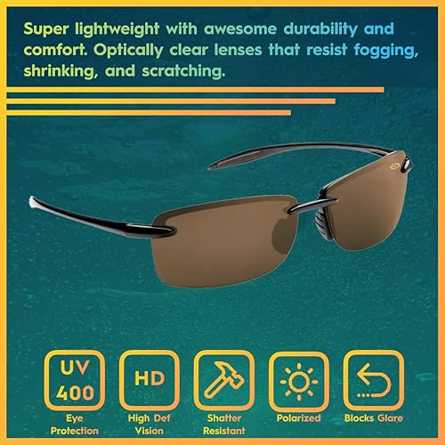 Miniatura 2 de Flying Fisherman Cali - Gafas de sol polarizadas con bloqueador UV AcuTint para pesca y deportes al aire libre